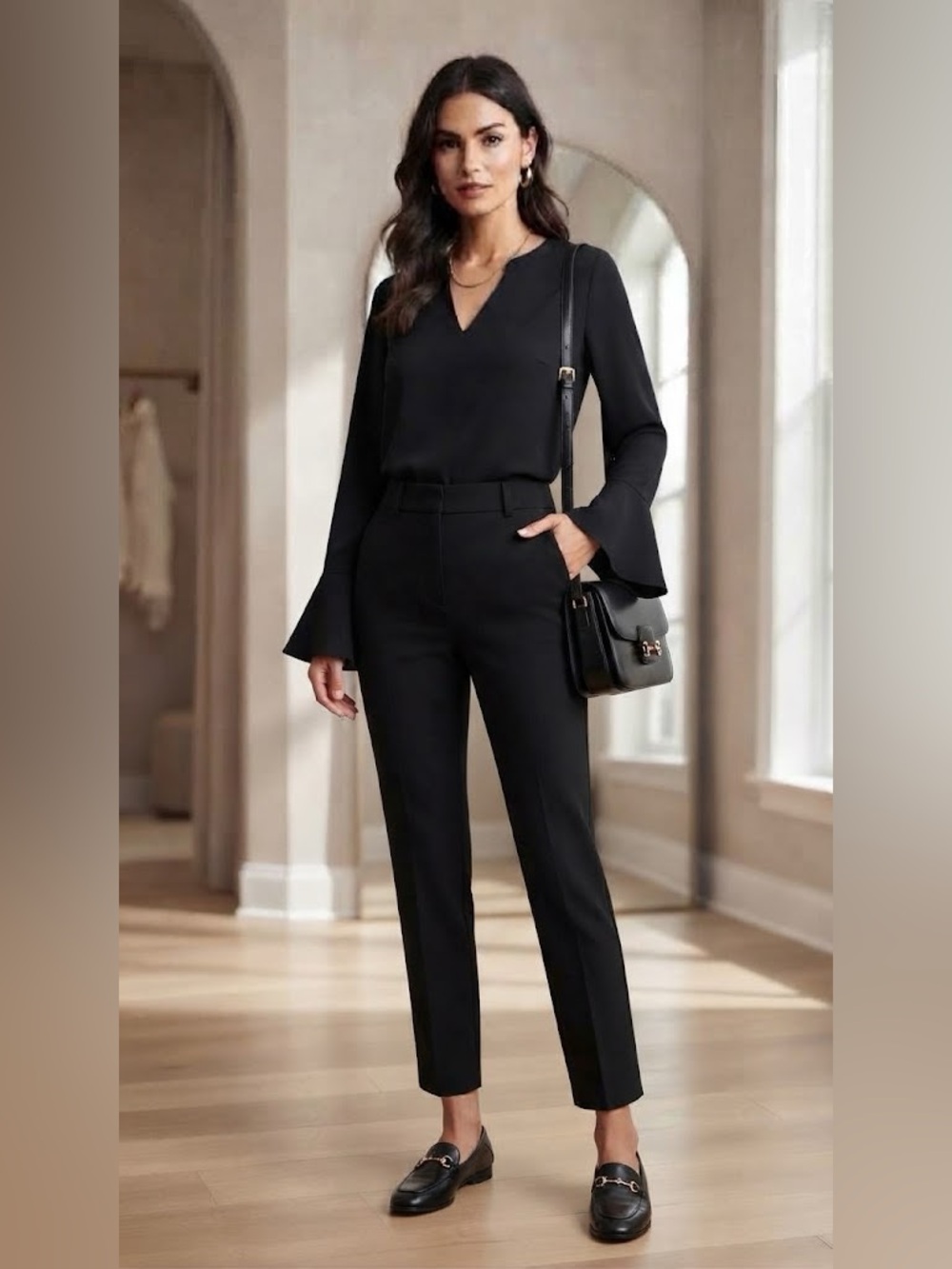 Beautiful Eli Tahari silk blouse - Picture 2 of 4